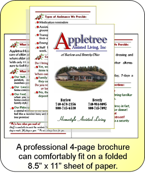 4-page brochures by CrossTimber