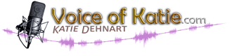Katie Dehnart voiceover logo